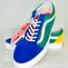 Vans Shoes | Nwt Unisex Vans Yacht Club Old Skool Shoe Blue/Green/Yellow/Red. | Color: Blue/Green | Size: Men6/Women7.5