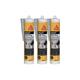 Set of 3 fire rated sealants for SIKA joints - Sikasil 670 Fire - Grey - 300ml