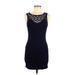 Staring at Stars Casual Dress - Bodycon: Blue Dresses - Women's Size Medium