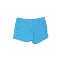 7th Avenue Design Studio New York & Company Dressy Shorts: Blue Solid Bottoms - Women's Size 14
