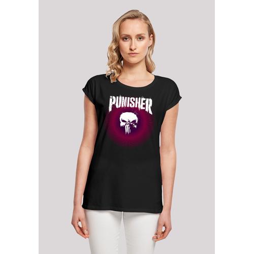 T-Shirt F4NT4STIC ""Marvel Punisher Psychedelic Warface"" Gr. XXL, schwarz Damen Shirts Premium Qualität