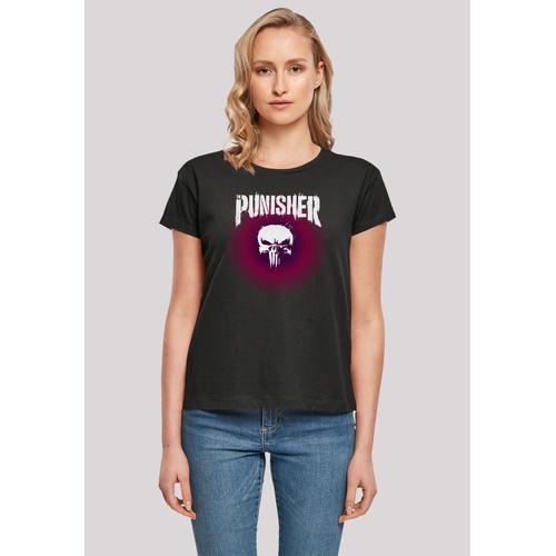 T-Shirt F4NT4STIC ""Marvel Punisher Psychedelic Warface"" Gr. 5XL, schwarz Damen Shirts Premium Qualität