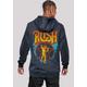 Kapuzenpullover F4NT4STIC "Rush Rock Band Starman" Gr. 5XL, blau (navy) Herren Pullover Kapuzenpullover