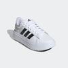 Sneaker ADIDAS SPORTSWEAR "GRAND COURT PLATFORM", Gr. 40,5, schwarz-weiß (cloud weiß, core schwarz, core schwarz), Synthetik, sportlich, Schuhe, Design auf den Spuren des adidas Superstar
