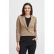 Jackenblazer FRANSA "Fransa FRBLAZER BLA 1" Gr. l, braun (cocoa crème) Damen Blazer