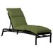 Summer Classics Aire 80.5" Long Reclining Single Chaise w/ Cushions Metal | 13.75 H x 24.75 W x 80.5 D in | Outdoor Furniture | Wayfair