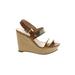 REPORT Signature Wedges: Tan Solid Shoes - Women's Size 6 - Open Toe