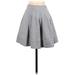 Splendid Casual A-Line Skirt Knee Length: Gray Bottoms - Women's Size X-Small