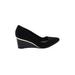 Alfani Wedges: Black Print Shoes - Women's Size 8 - Pointed Toe