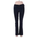 CALVIN KLEIN JEANS Velour Pants - Mid/Reg Rise: Blue Activewear - Women's Size 8
