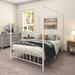 Red Barrel Studio® Canopy Bed in Gray/White | 75.6 H x 53.94 W x 77.95 D in | Wayfair BBDDB5647A454280AB0059E67A4925FE