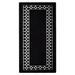 Black/White 78.74 x 31.5 x 0.16 in Area Rug - Ebern Designs Runner Karalena Area Rug Polyester | 78.74 H x 31.5 W x 0.16 D in | Wayfair