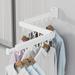 Rebrilliant Stainless Steel Wall-Mounted Drying Rack Metal/Steel in Gray | 3.5 H x 3.3 W x 14.5 D in | Wayfair 1929BE499261474AA6B682F9F1DFDE60