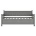Gracie Oaks Eford Twin Size Daybed w/ 2 Large Drawers in Gray | 36.1 H x 42.9 W x 80.6 D in | Wayfair E21D492D2B074B3DAE126F564B1AF301