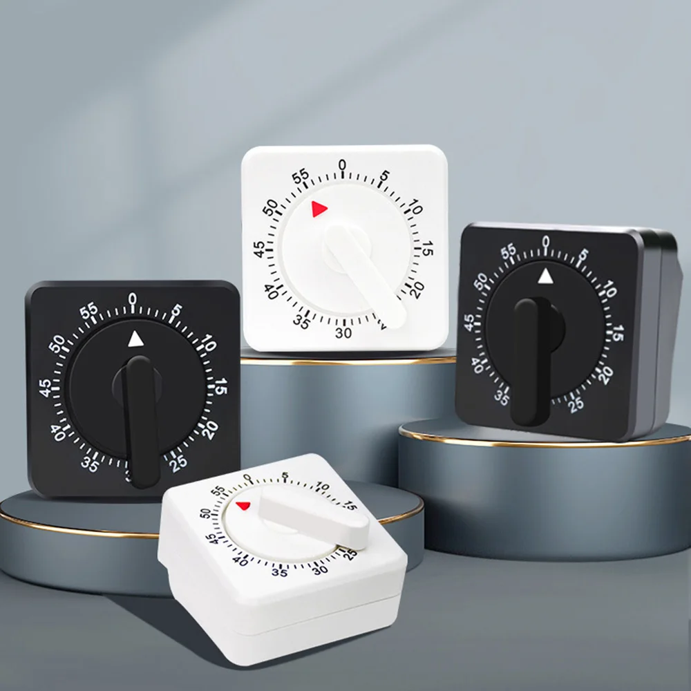 Minuterie de 60 Minutes, outil de compte à rebours, minuterie de jeu, outils de cuisine, rappel mécanique, alarme, gestion du temps de cuisine