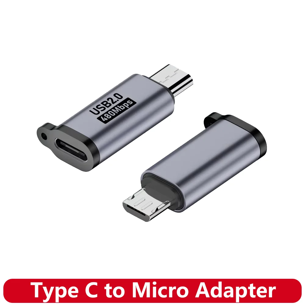 Adattatore USB tipo C Convertitori da tipo C a micro USB maschio a USB C femmina per cavo dati caricabatterie Xiaomi Samsung Adattatore USB C USBC