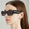 Occhiali da sole quadrati da donna di lusso Occhiali da sole rettangolari piccoli UV400 Occhiali da