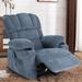 Technology cloth single person electric rocking chair, massage lazy multifunctional chair for living room