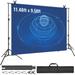 VEVOR Heavy Duty Backdrop Stand, Height Adjustable Photography Backdrop Stand,for Party, Wedding, Display,Photo