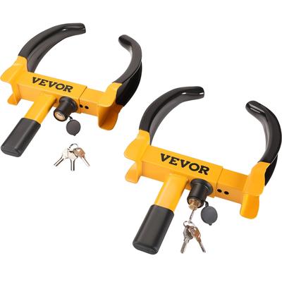 VEVOR Wheel Lock,2 Packs Universal Wheel Clamp Lock,for ATV RV SUV Car Golf Cart Boats Motorcycles