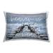Stupell Heaven at Beach Phrase Decorative Printed Throw Pillow Design by Lil' Rue