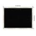 Crackled Metallic Narrow Framed Black Corkboard Bulletin Board