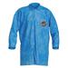 DUPONT PB212SBULG003000 Disposable Lab Coat,L,Blue,PK30