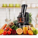 Ventray 809 Big Feeding Mouth, Large Chute, Masticating Juicer Black