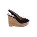 Veronica Beard Wedges: Blue Shoes - Women's Size 6 1/2