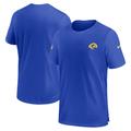 "Los Angeles Rams Nike Dri-FIT UV Coach T-shirt à manches courtes - Hommes - Homme Taille: 2XL"