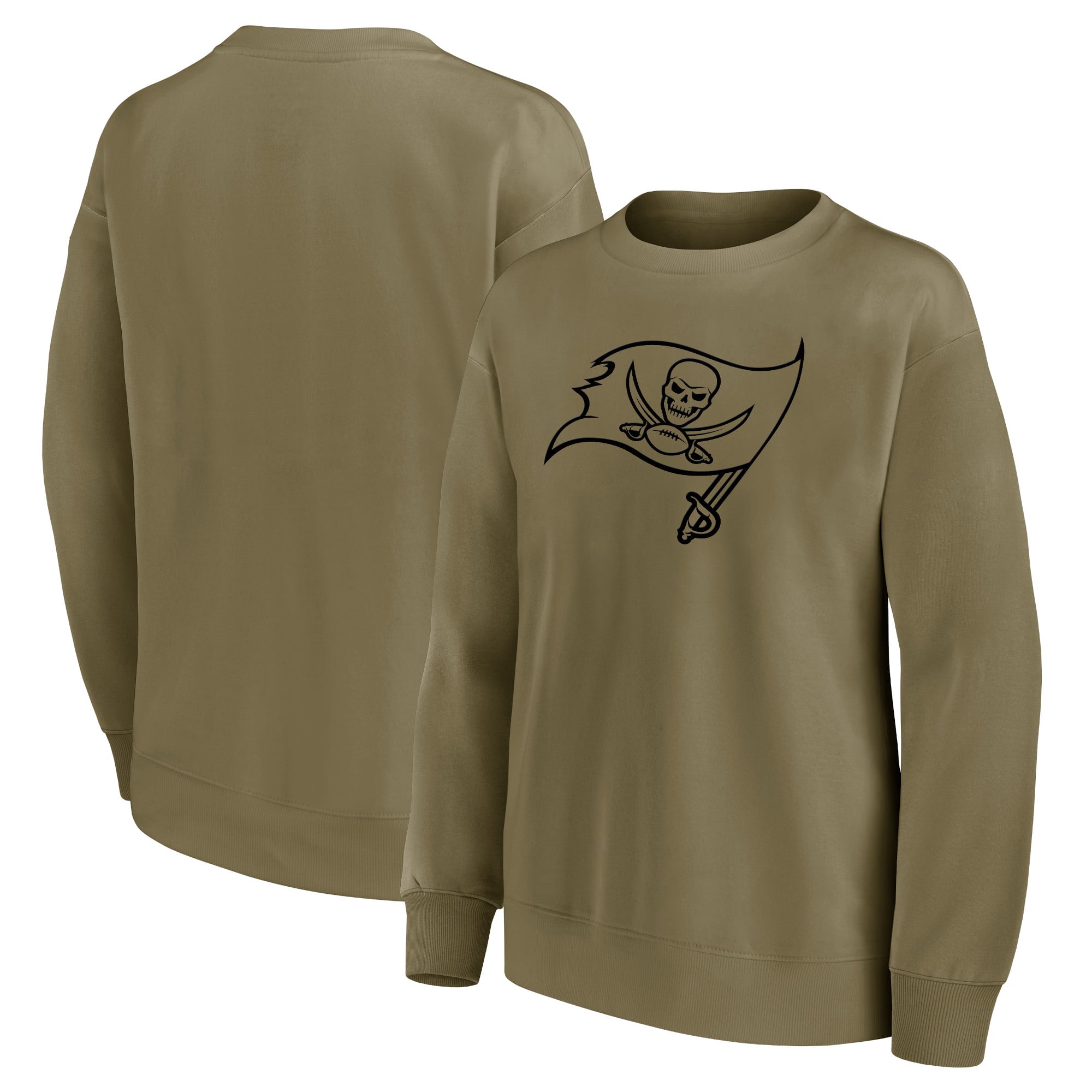 Tampa Bay Buccaneers Oversize-Sweatshirt mit Rundhalsausschnitt und Mono-Logo-Grafik – Damen