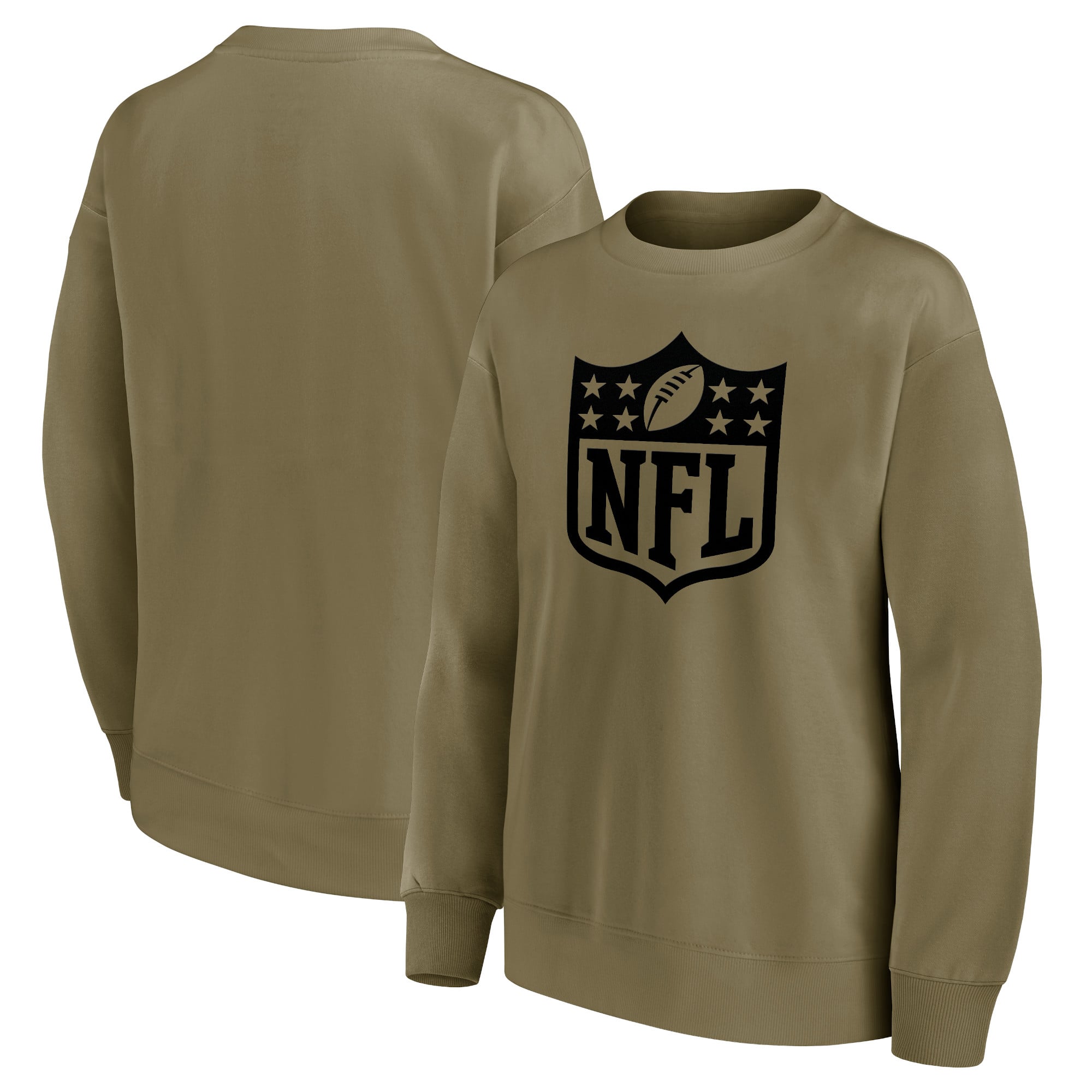 Übergroßes NFL-Sweatshirt mit Rundhalsausschnitt und Mono-Logo-Grafik – Damen