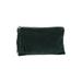 White House Black Market Leather Clutch: Pebbled Green Print Bags