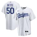 Los Angeles Dodgers Nike Offizielle Replica Heim Trikot - Herren mit Aufdruck Betts 50