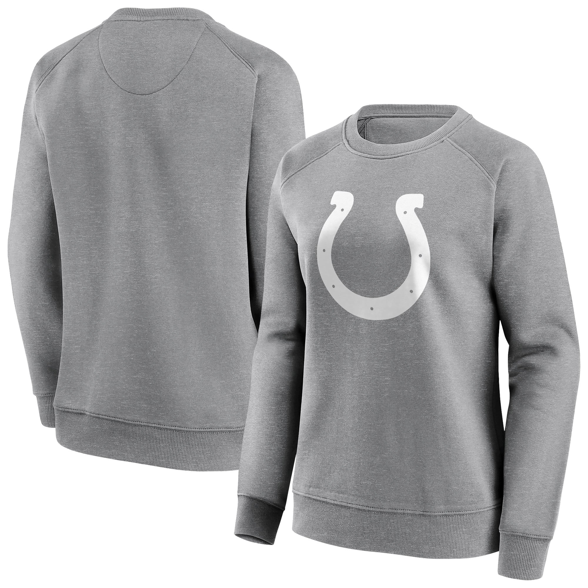 Indianapolis Colts Neutral Color Logo Crew Sweatshirt - Damen