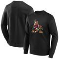 Arizona Coyotes Fanatics Branded True Classics Vintage Graphic Crew Sweatshirt - Schwarz - Herren