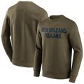 New Orleans Pelicans Fanatics Branded Fashion Color Wordmark Crew Sweatshirt - Herren