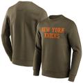 New York Knicks Fanatics Branded Fashion Color Wordmark Crew Sweatshirt - Herren
