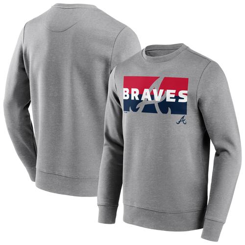 Atlanta Braves Square Off Rundhals-Sweatshirt – Herren