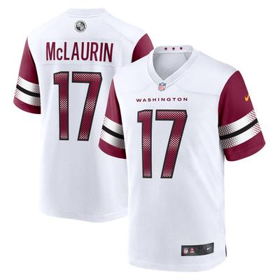 Washington Commanders Nike Game Auswärtstrikot - Weiß - Terry McLaurin - Herren