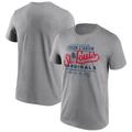 St. Louis Cardinals Fanatics Branded Iconic Busch Stadium to London Stadium Graphic T-Shirt – Sportgrau – Herren