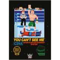 WWE John Cena 8-Bit-Pixel-Poster – ungerahmt A3