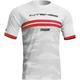 Thor Intense Assist Decoy Maillot vélo, blanc-rouge, taille XS