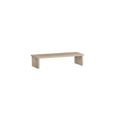 Möbelpartner Monitorständer für Schreibtisch Fox | Small | HxBxT 13x55x20cm | für 1 Bildschirm | Eiche von PROREGAL Image