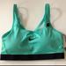 Nike Intimates & Sleepwear | Nwt Nike Sports Bra Mint/Black~Medium Support Sports Bra | Color: Green | Size: L