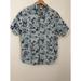 Columbia Shirts | Columbia Button Front Shirt Cocktails Tiki Bar Palm Trees Tropical Vibe Mens Xl | Color: Blue | Size: Xl