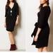 Anthropologie Dresses | Nwt Anthropologie Vanessa Virginia Lena Wrap Dress In Black, Sz S | Color: Black | Size: S