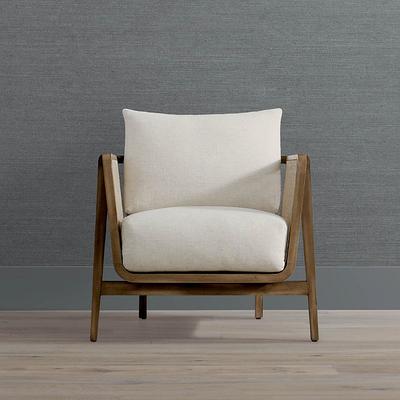 Halsey Accent Chair - Olive Cyrus Stripe - Frontgate