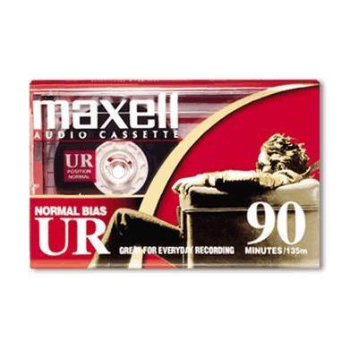 Maxell 108510 UR-90 Audio Cassette 90 Min 1 PK
