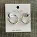 Kate Spade Jewelry | Brand New! Kate Spade Full Circle Huggies | Color: Silver | Size: Os